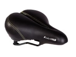 P&P Bequemsattel Rückenwind 803 Schwarz/gelb, Unisex, 265x210mm, Ca.700g