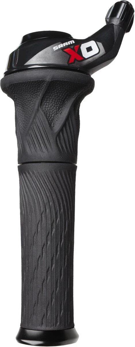 Sram X.0 Grip Shift Drehgriff Schwarz-rot, Vorne, 2-fach Inkl. Lock-On Griff 1 Sram X.0 Grip Shift Drehgriff Schwarz-rot, Vorne, 2-fach Inkl. Lock-On Griff