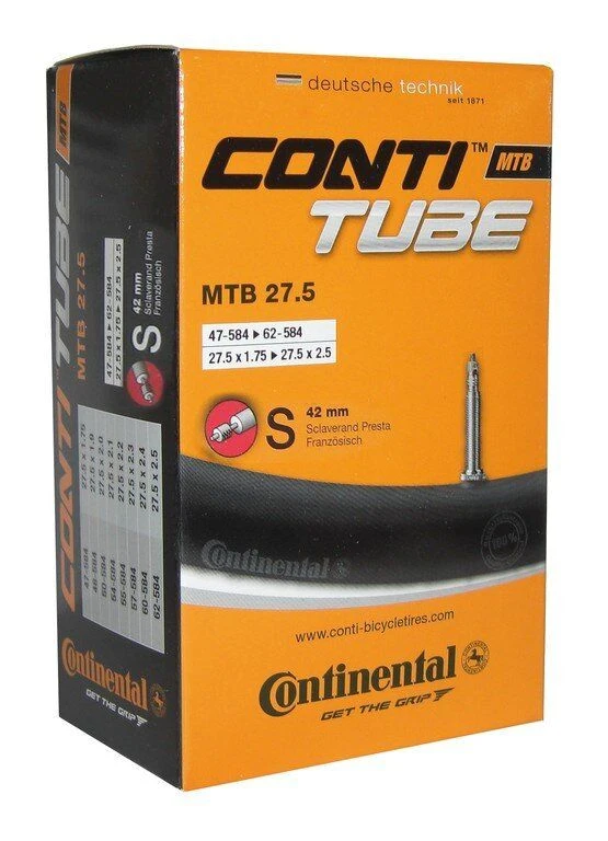 Continental Schlauch MTB 27.5 27.5x1.75-2.50" 47/62-584 SV 42mm 1 Continental Schlauch MTB 27.5 27.5x1.75-2.50" 47/62-584 SV 42mm