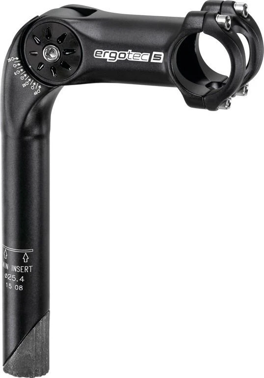 Ergotec Vorbau Octopus XL SL 180mm/100mm Alu,schwarz,1 1/8",Ø 25,4mm, 31,8 LA 1 Ergotec Vorbau Octopus XL SL 180mm/100mm Alu,schwarz,1 1/8",Ø 25,4mm, 31,8 LA