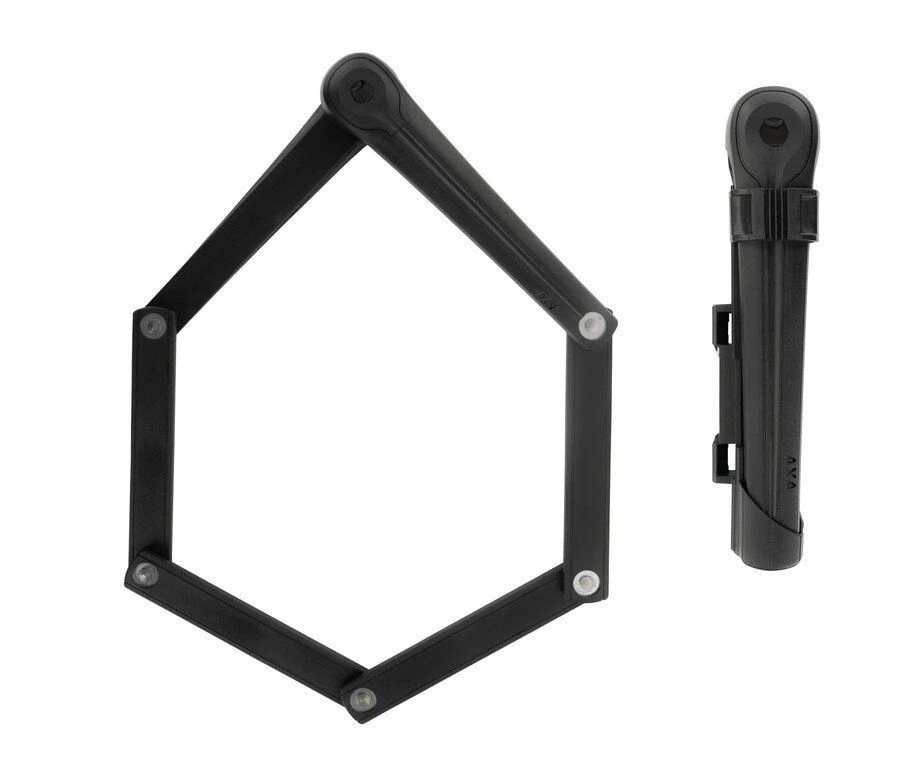 Faltschloss Axa Fold 100 Länge 100cm, Schwarz 1 Faltschloss Axa Fold 100 Länge 100cm, Schwarz