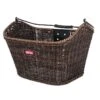 Klickfix Vorderradkorb Un`x Manolo 34x23x20cm,braun,geflochten,o. Adapter