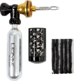 Lezyne Tubeless CO2 Blaster Schwarz/gold