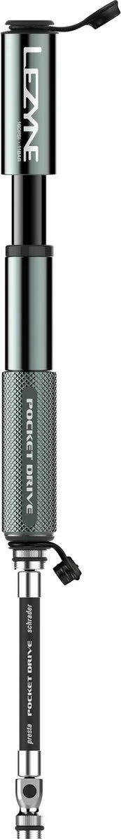 Lezyne Minipumpe CNC Pocket Drive Schwarz-glänzend 5 Lezyne Minipumpe CNC Pocket Drive Schwarz-glänzend – Bild 5