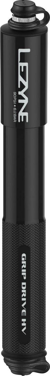 Lezyne Minipumpe Grip Drive HV 18,6 Cm / Schwarz 3 Lezyne Minipumpe Grip Drive HV 18,6 Cm / Schwarz – Bild 3
