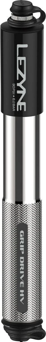 Lezyne Minipumpe Grip Drive HV 18,6 Cm / Schwarz 4 Lezyne Minipumpe Grip Drive HV 18,6 Cm / Schwarz – Bild 4