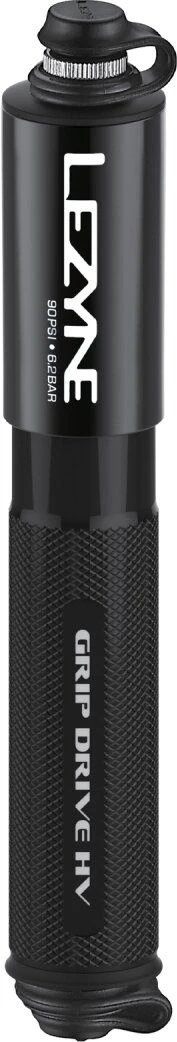 Lezyne Minipumpe Grip Drive HV 18,6 Cm / Schwarz 9 Lezyne Minipumpe Grip Drive HV 18,6 Cm / Schwarz – Bild 9