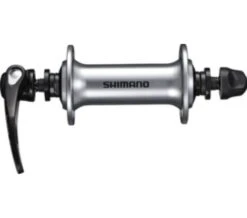 Shimano Vorderradnabe Road HB-RS400 Für Felgenbremse, 36 Loch, Silber, Schnellspanner, 100 Mm Einbaubreite