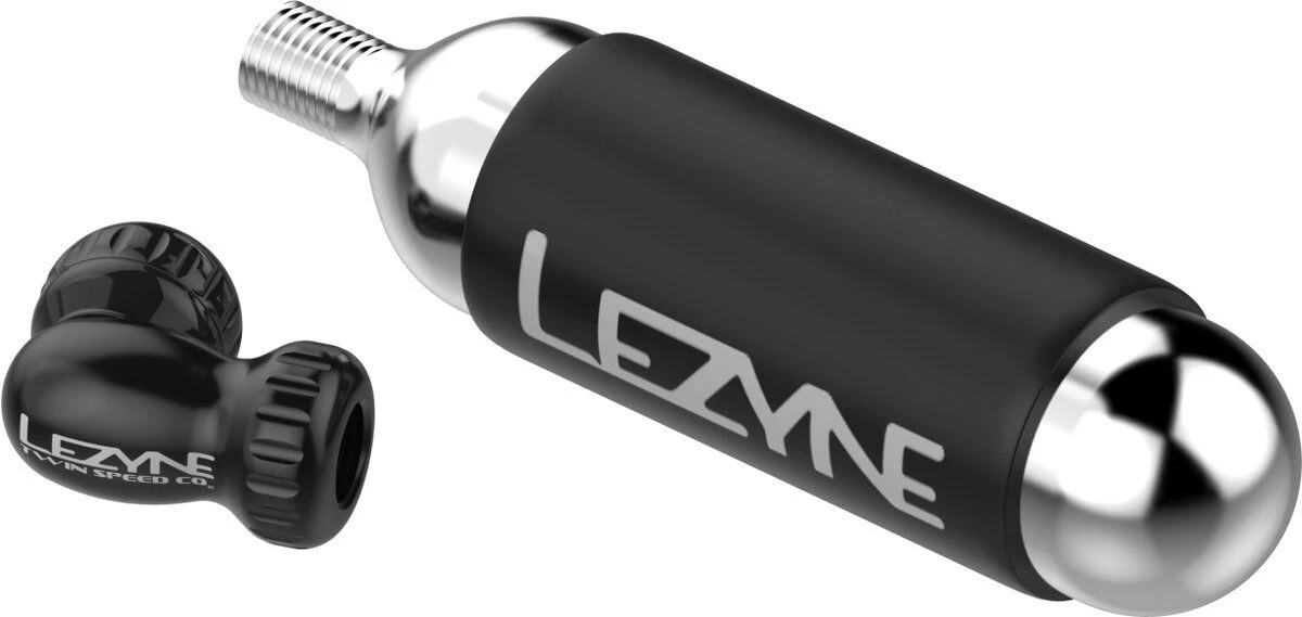 Lezyne CO2 Fahrradpumpe Twin Speed Drive CNC, Schwarz-glänzend 16g 6 Lezyne CO2 Fahrradpumpe Twin Speed Drive CNC, Schwarz-glänzend 16g – Bild 6