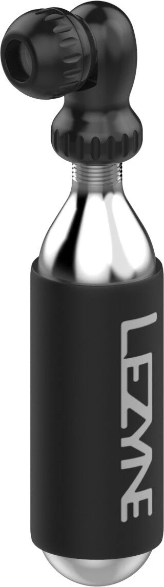 Lezyne CO2 Fahrradpumpe Twin Speed Drive CNC, Schwarz-glänzend 16g 10 Lezyne CO2 Fahrradpumpe Twin Speed Drive CNC, Schwarz-glänzend 16g – Bild 10