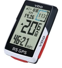 VDO Fahrradtacho R5 GPS Full Sensor 34+ Funktionen, Inkl Tritt- & Herzfrequenz Sensoren -e-bikes4you 64052