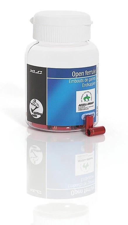 XLC Alu-Endkappen Schaltaußenhülle SH-X07 Innen Ø 4,0mm 50 Stück/ Flasche 1 XLC Alu-Endkappen Schaltaußenhülle SH-X07 Innen Ø 4,0mm 50 Stück/ Flasche