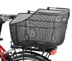 Pletscher Hinterradkorb Deluxe XXL 45x32x27cm, Anthrazit, Engmaschig