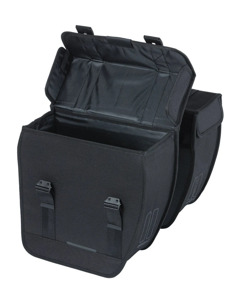 Basil Doppelpacktasche Tour XL Schwarz, 35x14x35cm, 35 Ltr 4 Basil Doppelpacktasche Tour XL Schwarz, 35x14x35cm, 35 Ltr – Bild 4