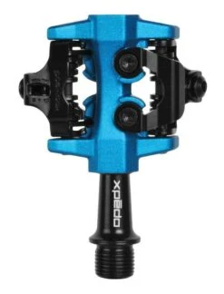 Xpedo Pedal Clipless CXR Sw/blau, 9/16", Zweiseitig XPT, XMF10AC