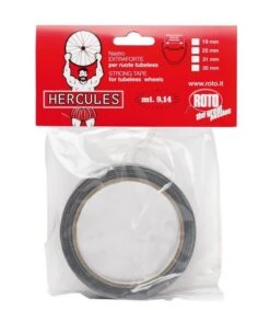 Hercules Felgenklebeband Roto 9,14m X 19mm, Rolle, Schwarz