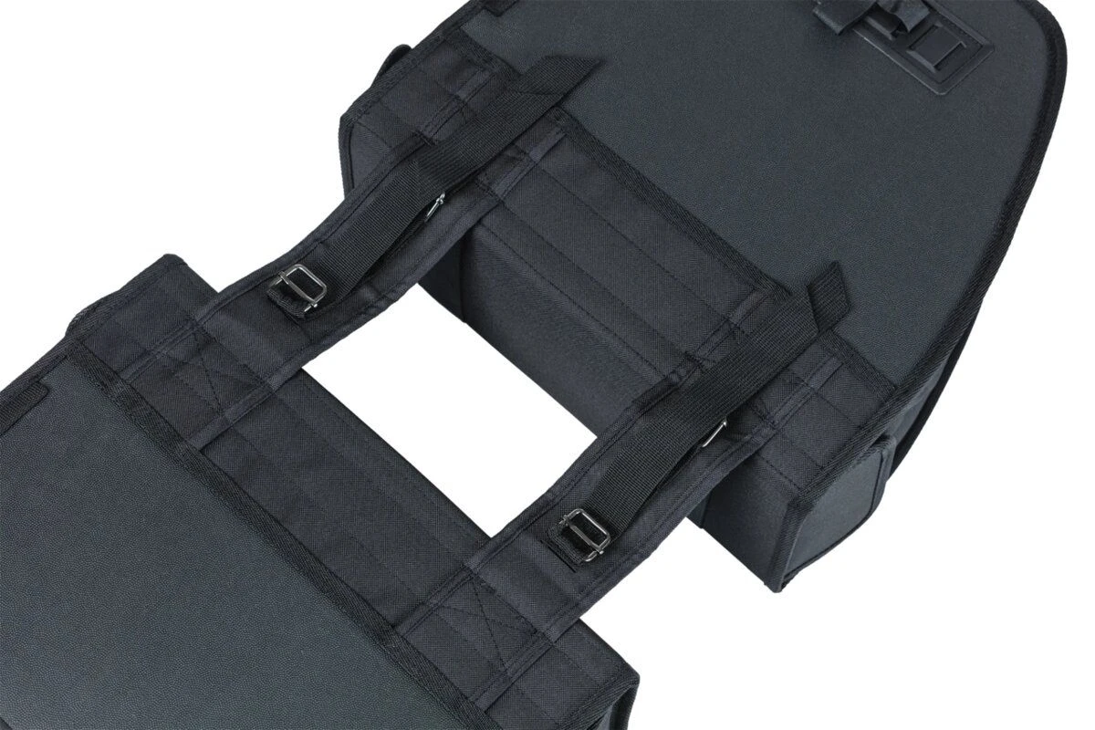 Basil Doppelpacktasche Tour Schwarz, 34x14x33cm, 28 Ltr 4 Basil Doppelpacktasche Tour Schwarz, 34x14x33cm, 28 Ltr – Bild 4