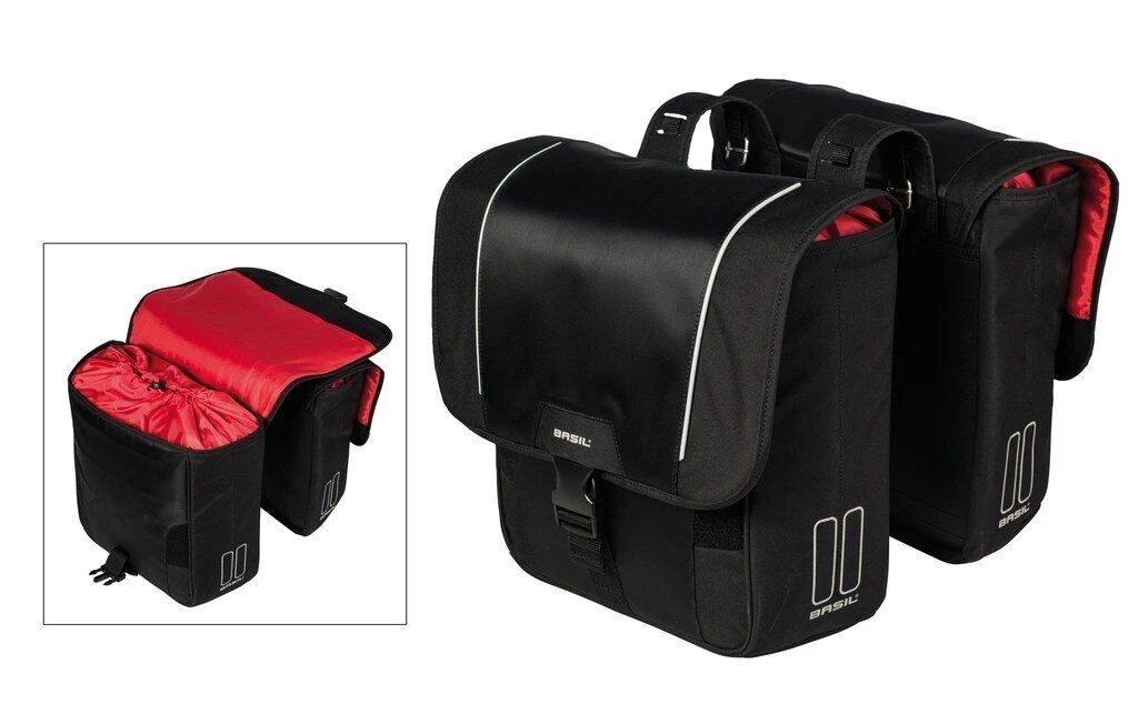 Basil Doppelpacktasche Sport Design, 35x14,5x43cm, 32ltr 1 Basil Doppelpacktasche Sport Design, 35x14,5x43cm, 32ltr