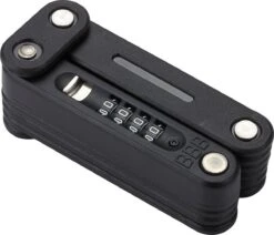 BBB Nummern-Faltschloss CodeFold BBL-72 5 X 22 X 975 Mm, Inkl. Universalhalter, Schwarz