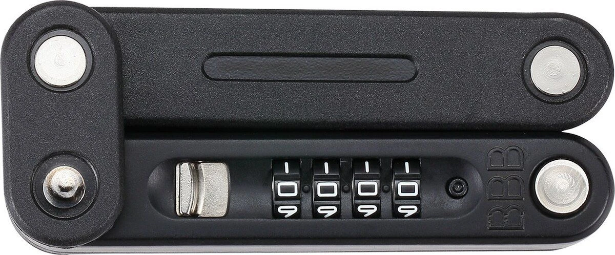 BBB Nummern-Faltschloss CodeFold BBL-72 5 X 22 X 975 Mm, Inkl. Universalhalter, Schwarz 2 BBB Nummern-Faltschloss CodeFold BBL-72 5 X 22 X 975 Mm, Inkl. Universalhalter, Schwarz – Bild 2