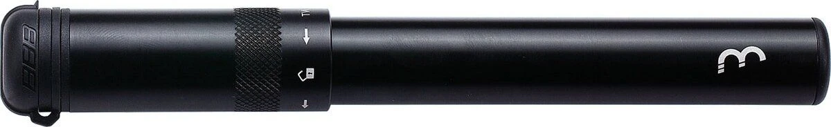 BBB EasyRoad Alu Minipumpe BMP-49 Schwarz Eloxiert 3 BBB EasyRoad Alu Minipumpe BMP-49 Schwarz Eloxiert – Bild 3