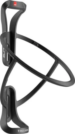 Elite Trinkflaschenhalter T-Race Carbon Carbon / Schwarz
