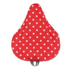 Basil Sattelüberzug Rosa Rot/weiß, 28x23x1cm