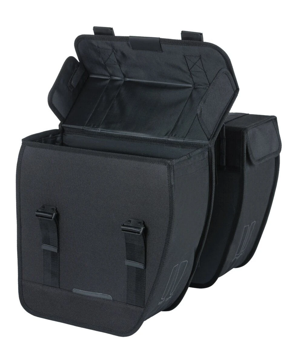 Basil Doppelpacktasche Tour Schwarz, 34x14x33cm, 28 Ltr 5 Basil Doppelpacktasche Tour Schwarz, 34x14x33cm, 28 Ltr – Bild 5