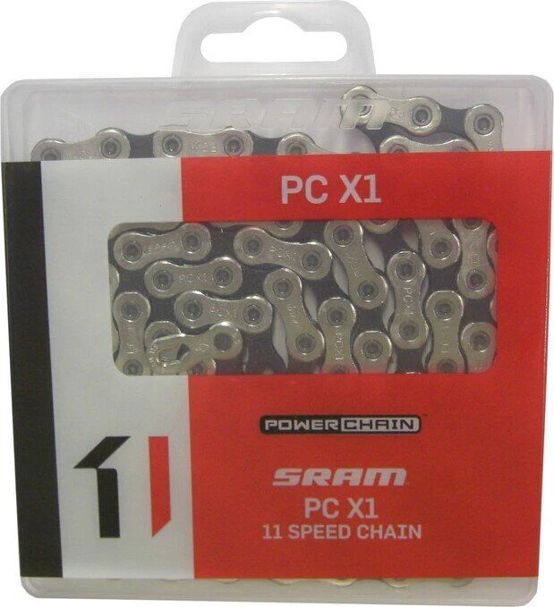 SRAM Kette PC X1 11-fach, Inkl. PowerLock, 118 Glieder 2 SRAM Kette PC X1 11-fach, Inkl. PowerLock, 118 Glieder – Bild 2
