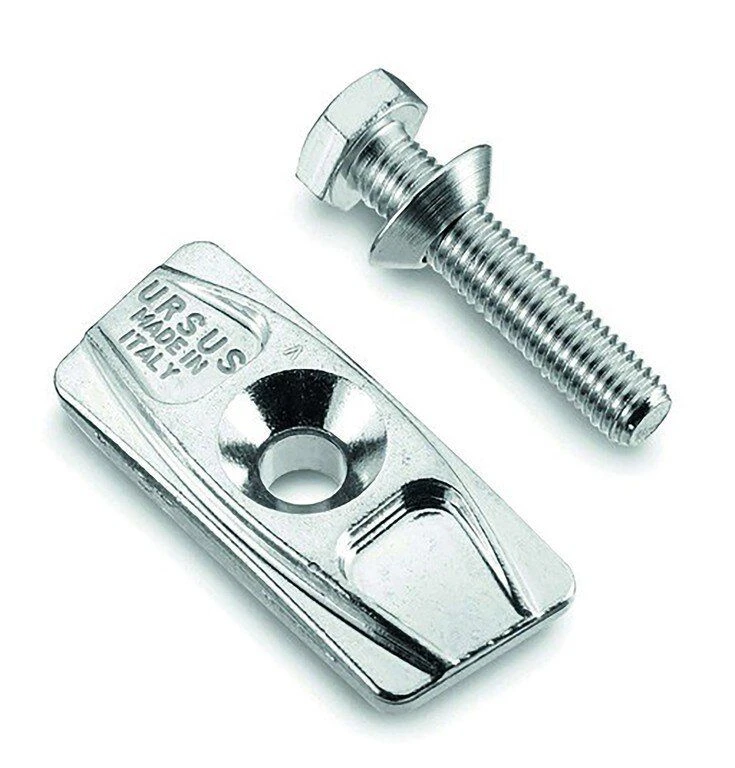 Ursus Ständer Adapterplatte Silber, Für Zweibeinständer, SchraubeM10x75 1 Ursus Ständer Adapterplatte Silber, Für Zweibeinständer, SchraubeM10x75