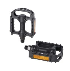 XLC Sport Pedal Gummikralle Grau/schwarz, 9/16",Reflektor