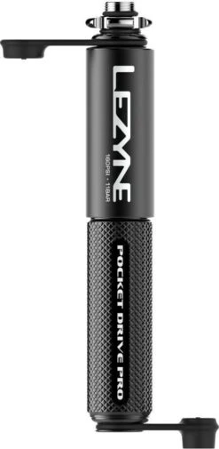Lezyne Minipumpe Pocket Drive PRO Mattschwarz
