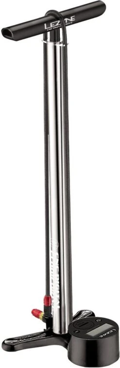Lezyne Standluftpumpe Digital Drive CNC Silber