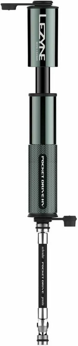 Lezyne Minipumpe CNC Pocket Drive HV Hellgrau-glänzend 2 Lezyne Minipumpe CNC Pocket Drive HV Hellgrau-glänzend – Bild 2